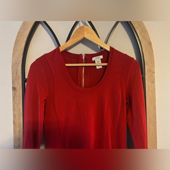 Gorgeous Red Cache Brand Sweater Dress- Medium - Picture 3 of 4